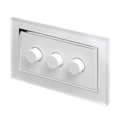 Retrotouch Crystal 3G 2 Way Rotary LED Dimmer (White CT)